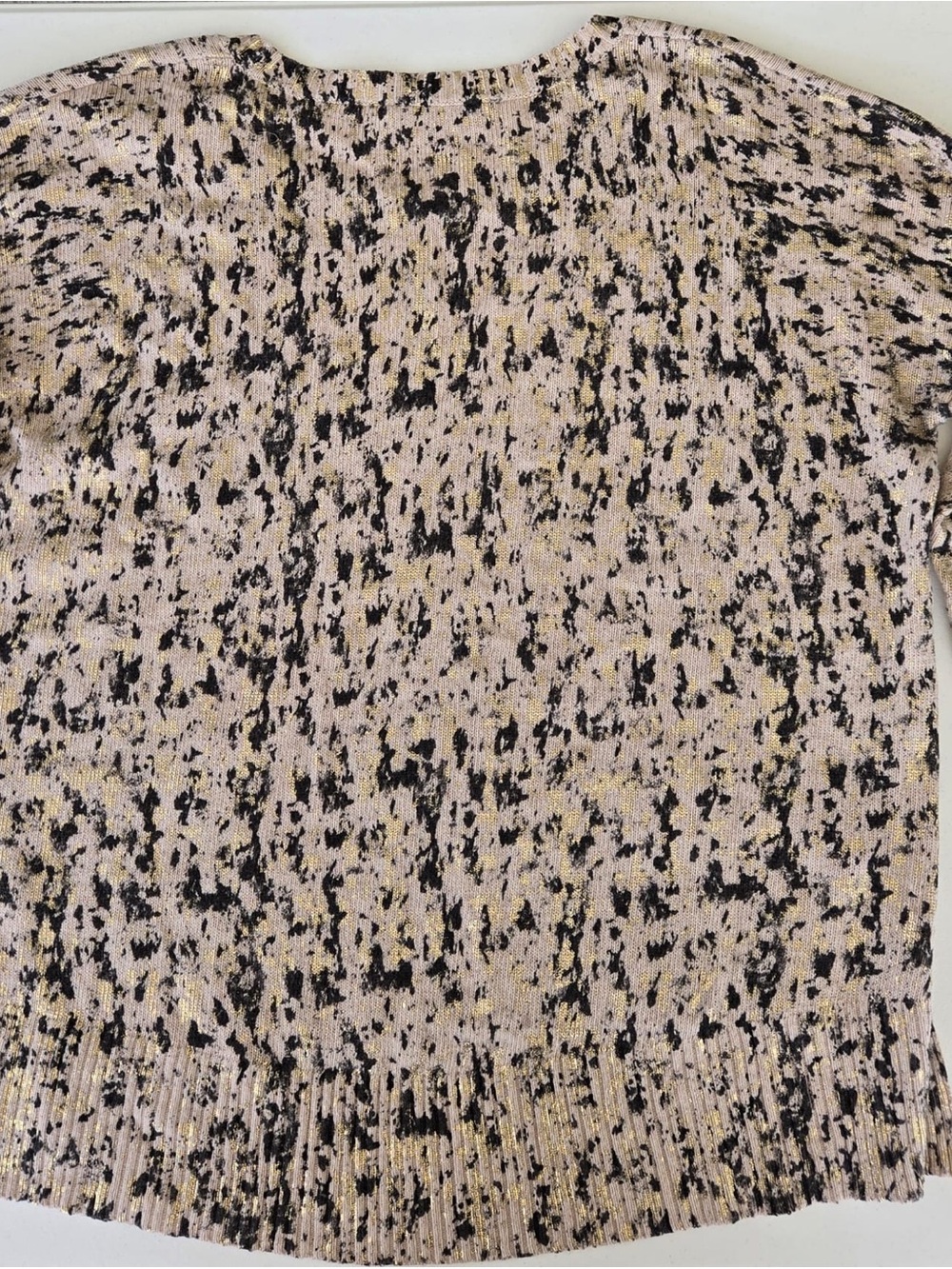 DKNYC Neutral Knit Sweater - Cream and Black
